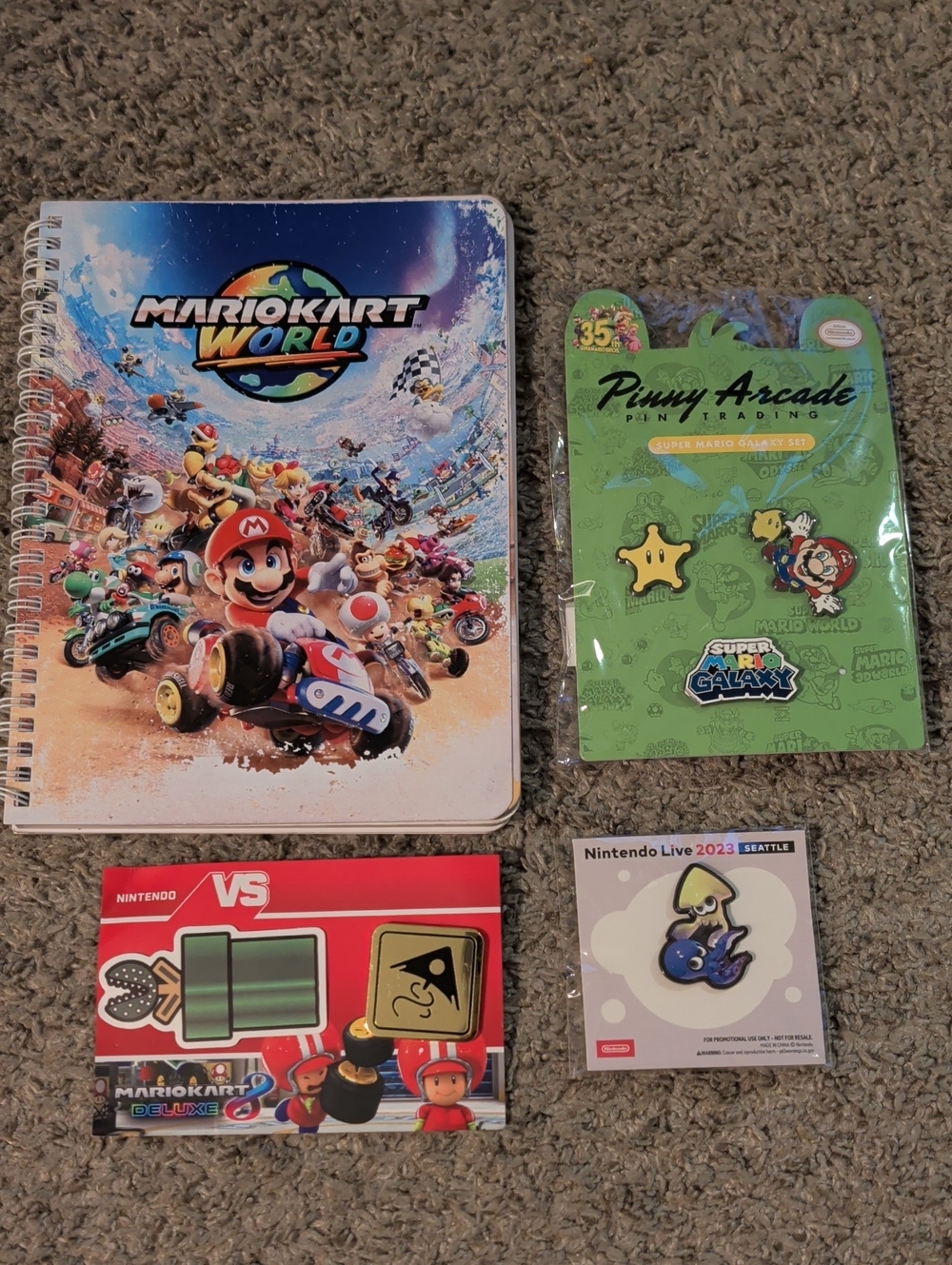 Nintendo Pins and Accessories